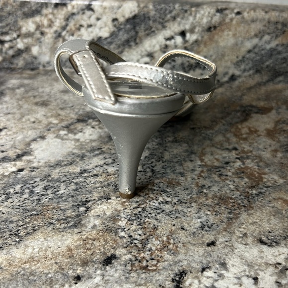 Unlisted open toe and open heel shoes for women with rhinestones. Sz 8 1/2 - Picture 9 of 11